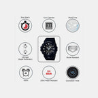 G-Shock Men Quartz Black Dial Analog-Digital Resin Watch G715