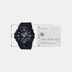 G-Shock Men Quartz Black Dial Analog-Digital Resin Watch G715
