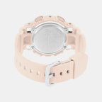 G-Shock Women Quartz Rose Gold Dial Analog-Digital Resin Watch G732