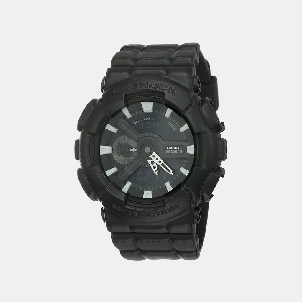 G-Shock Men Quartz Black Dial Analog Resin Watch G810