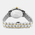 Men Quartz Silver Dial Analog Metal Watch G8505D-M1203