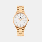 Men Quartz Silver Dial Analog Metal Watch G8505D-M3303