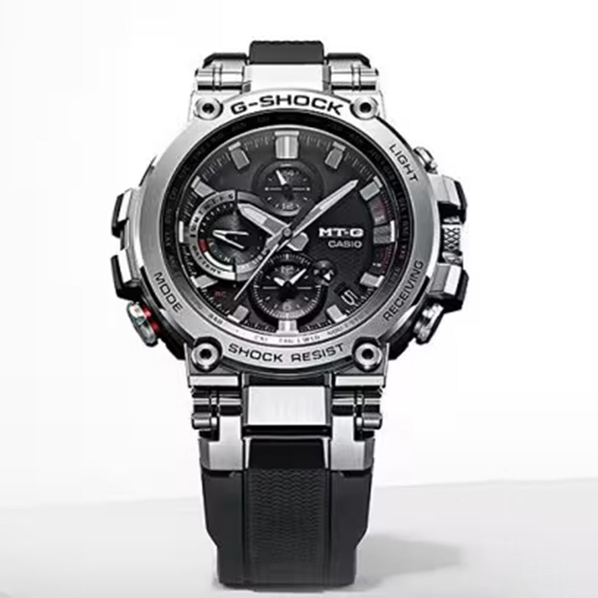 G-Shock Men Solar Black Dial Chronograph Resin Watch G866