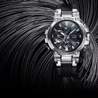 G-Shock MT-G Men Solar Black Dial Chronograph Resin Watch G866