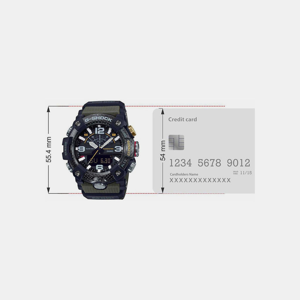 G-Shock Men Quartz Black Dial Analog-Digital Resin Watch G973