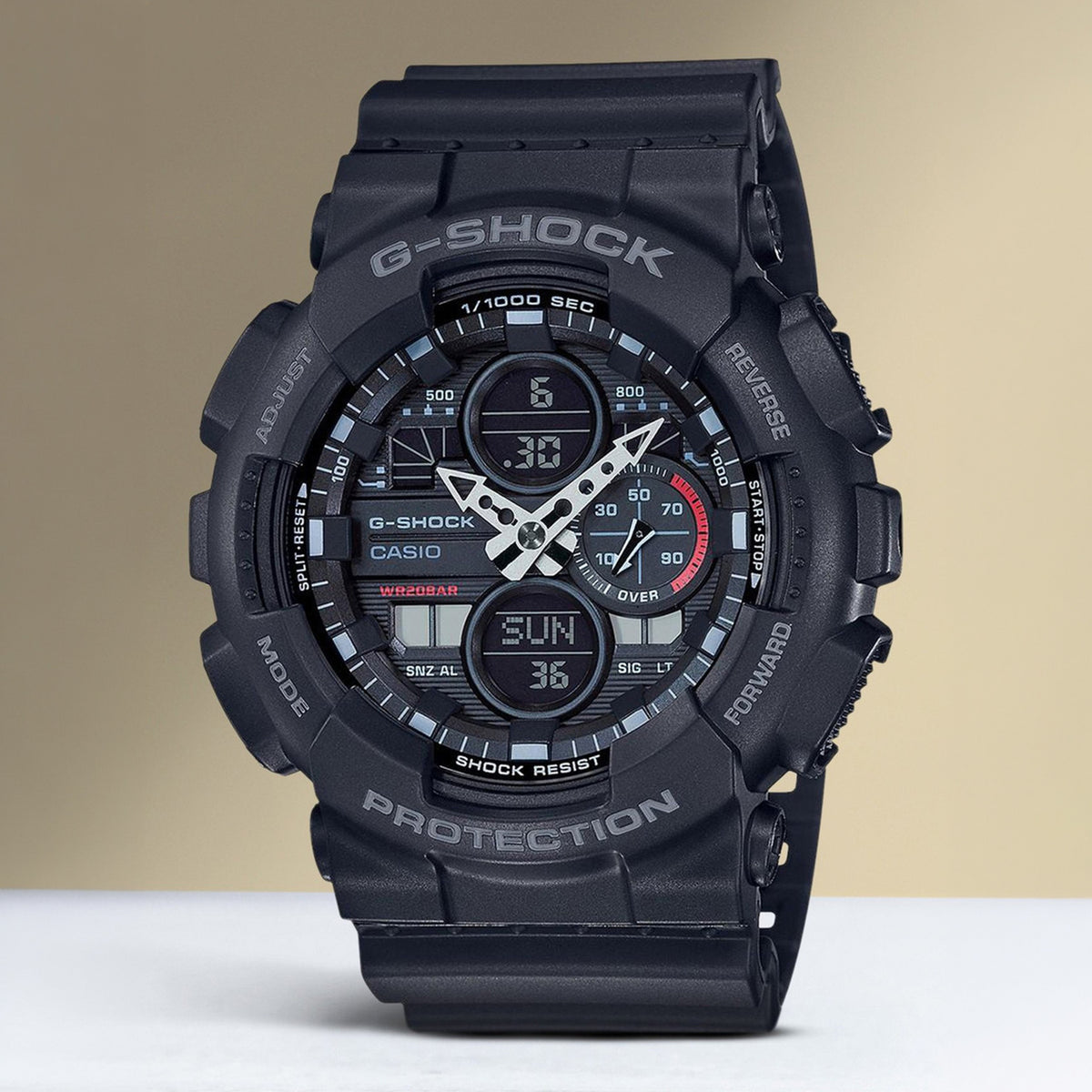 G-Shock Men Quartz Black Dial Analog-Digital Resin Watch G975