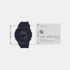 G-Shock Men Quartz Black Dial Analog-Digital Resin Watch G987