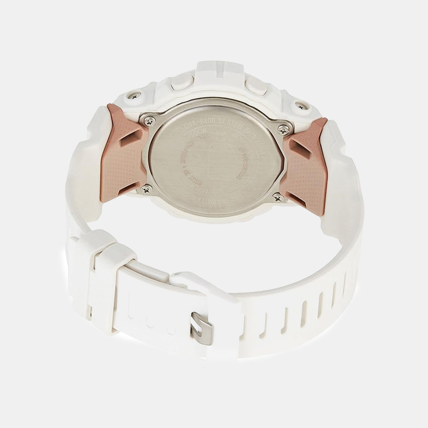 G-Shock Women Quartz White Dial Analog-Digital Resin Watch G998
