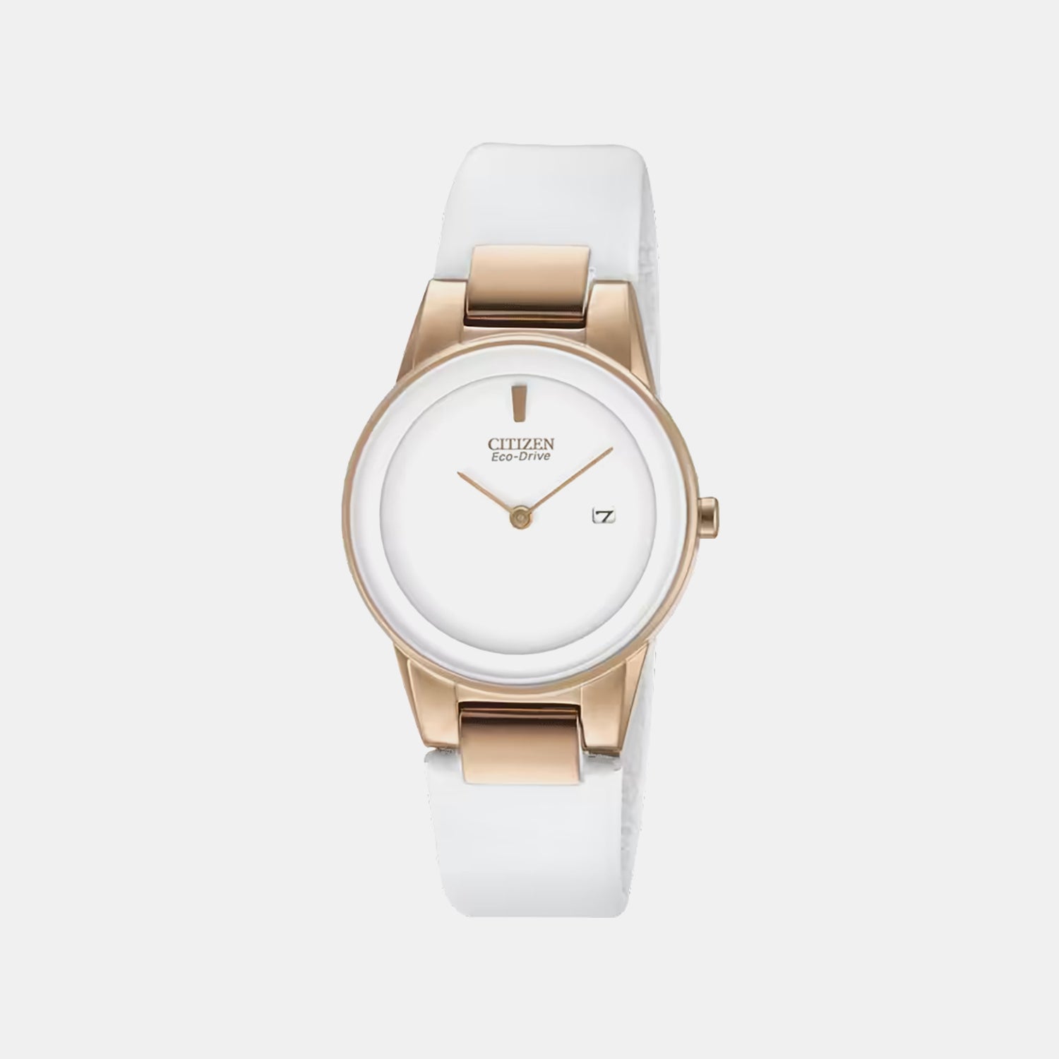 Eco-Drive Women Quartz White Dial Analog Stainless Steel GA1053-01A