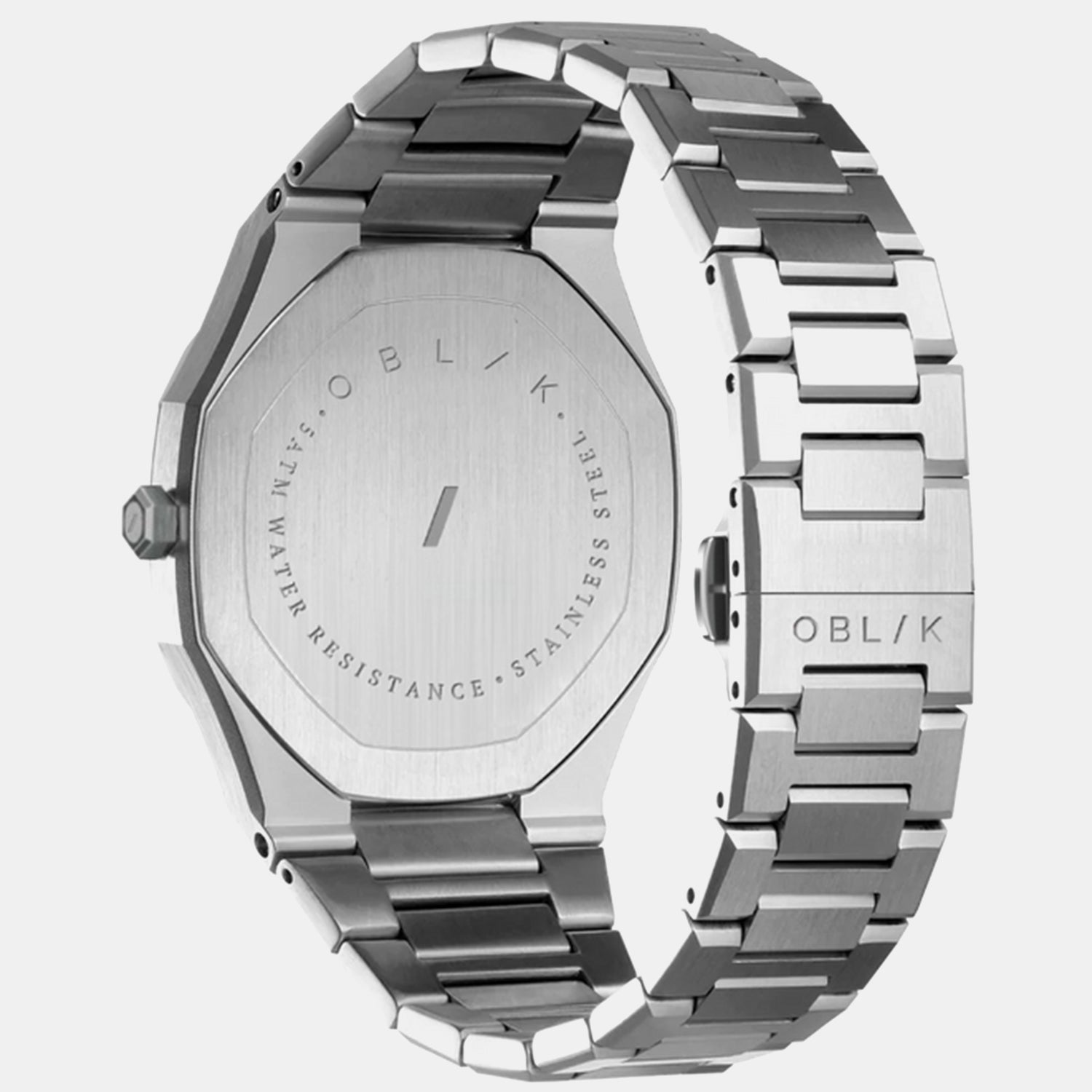 Geome Men Quartz Black Dial Chronograph Stainless Steel Watch