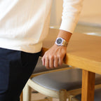 Geome Men Quartz Black Dial Chronograph Stainless Steel Watch