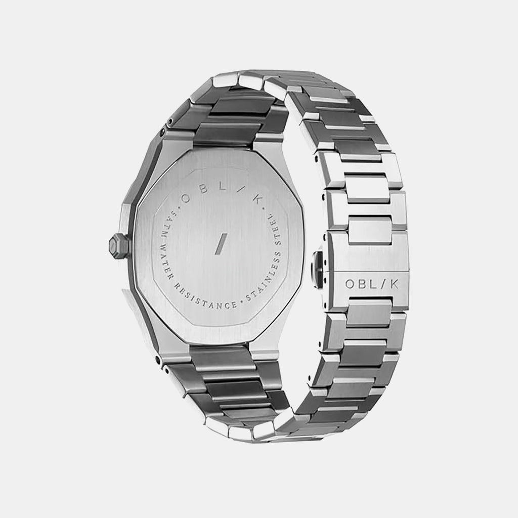 Geome Men Quartz Black Dial Chronograph Stainless Steel Watch GEOME