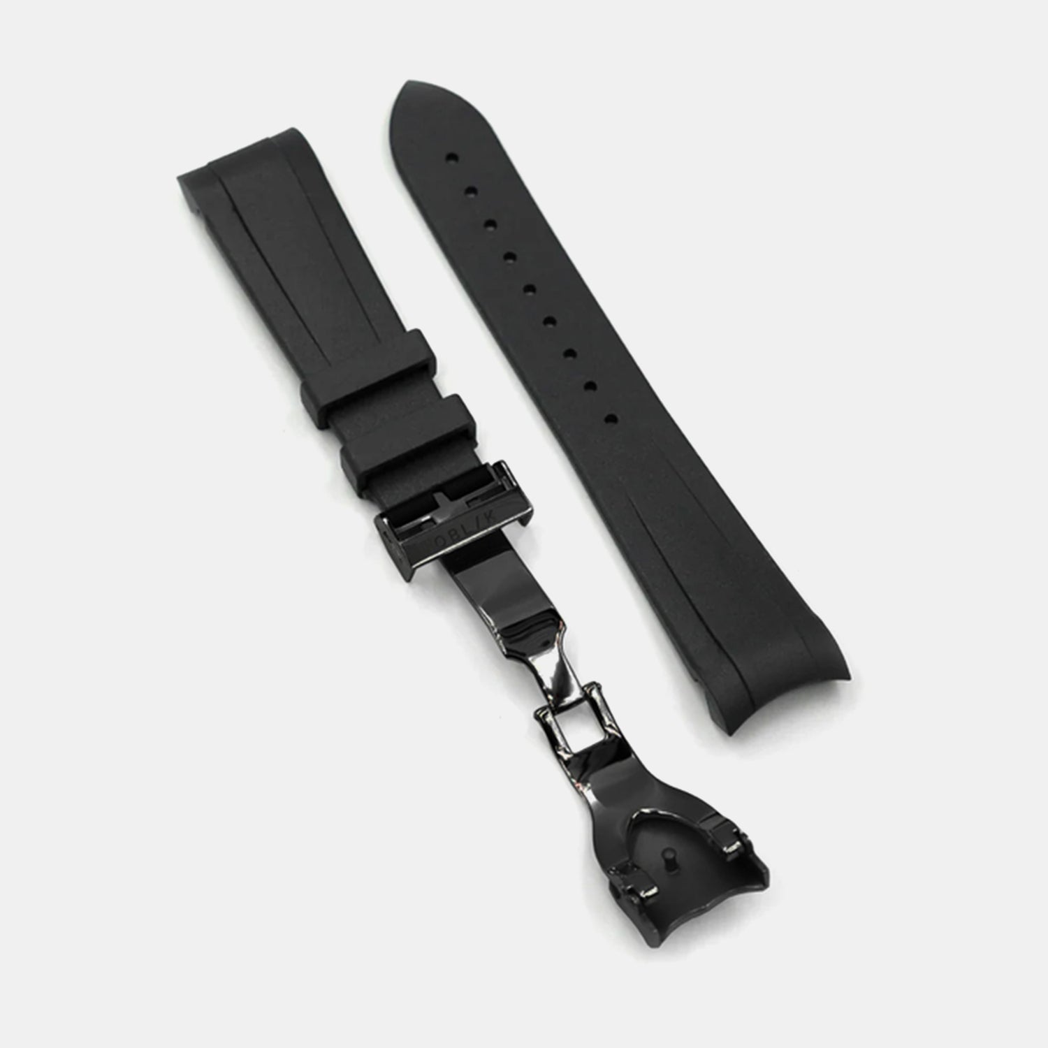 Men Quartz Black Dial Analog Stainless Steel Watch Geome Sport Stealth-rubber