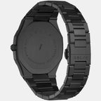 Men Quartz Black Dial Analog Stainless Steel Geome Sport Stealth Watch