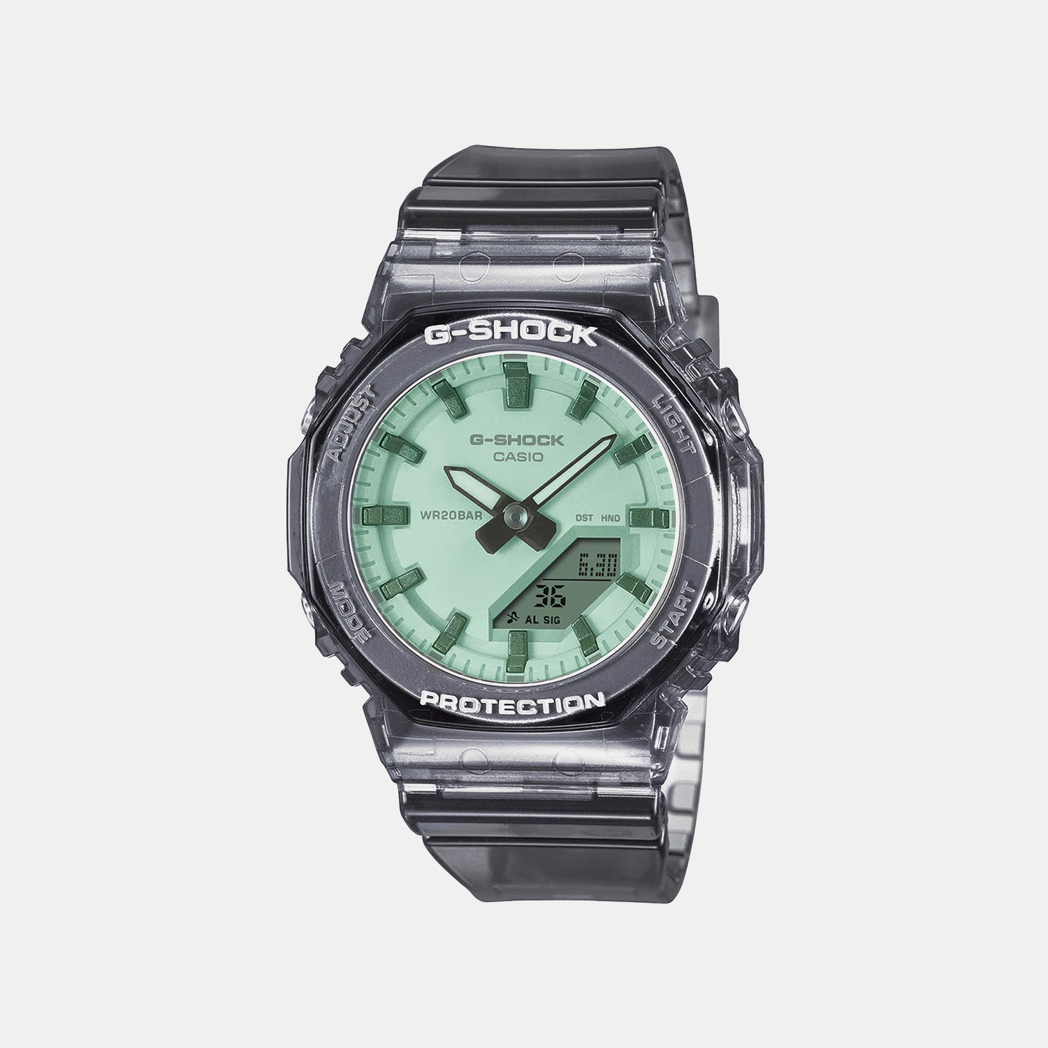 G-Shock Women Quartz Green Dial Analog-Digital Resin Watch G1822