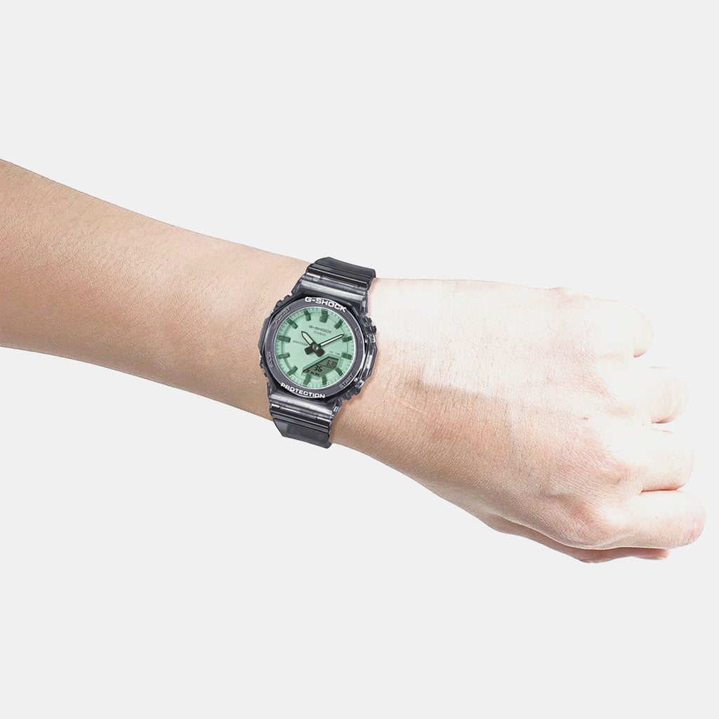 G-Shock Women Quartz Green Dial Analog-Digital Resin Watch G1822