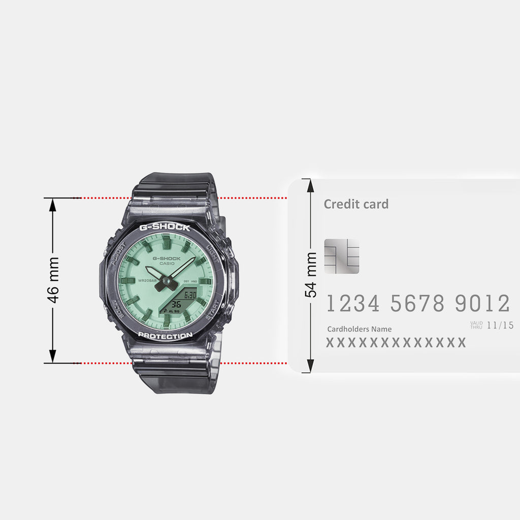 G-Shock Women Quartz Green Dial Analog-Digital Resin Watch G1822