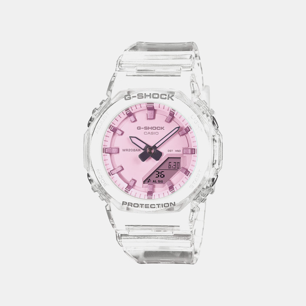 G-Shock Women Quartz Pink Dial Analog-Digital Resin Watch G1823