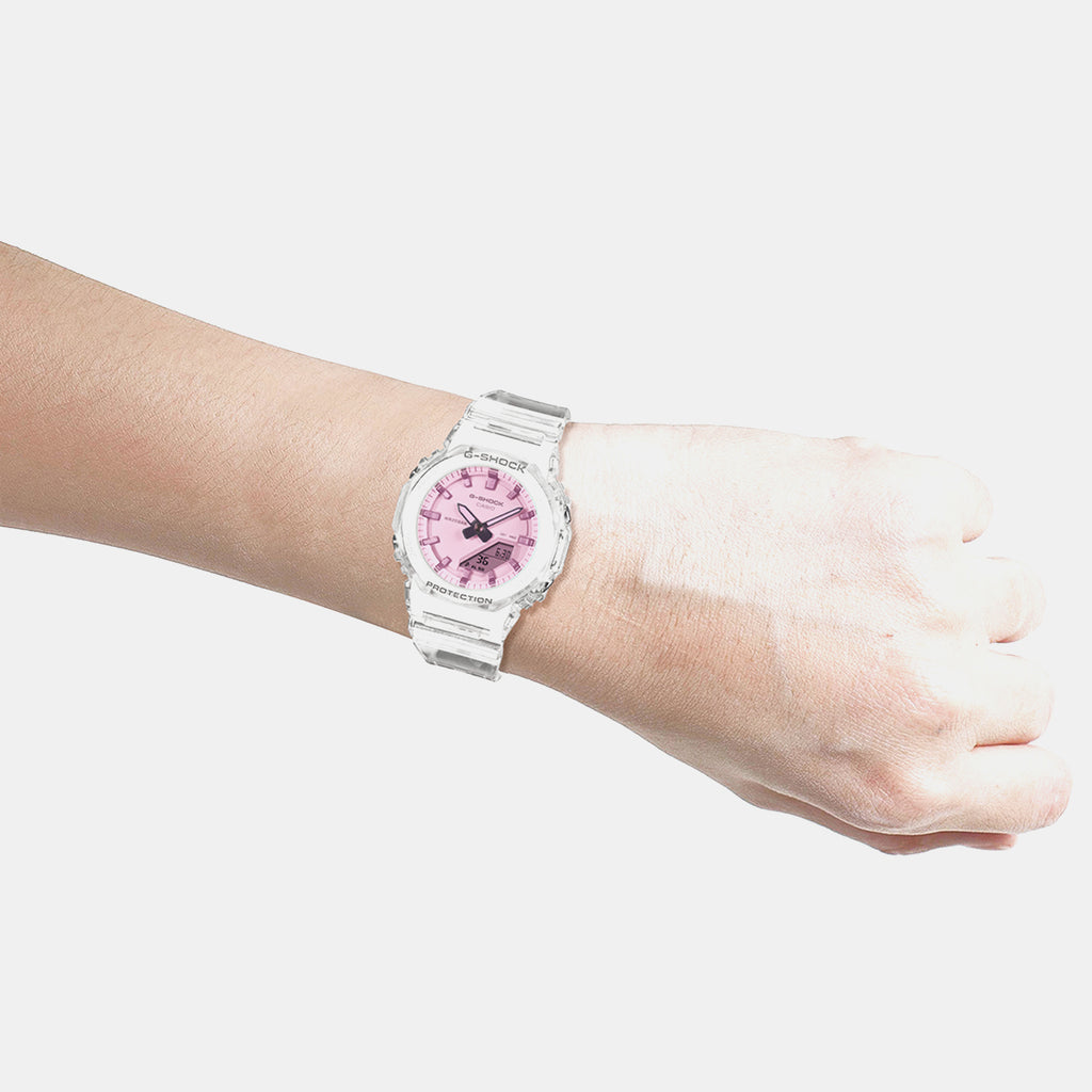 G-Shock Women Quartz Pink Dial Analog-Digital Resin Watch G1823