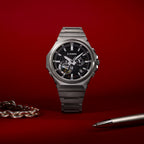 G-Shock Men Solar Black Dial Analog Stainless Steel Watch G1770