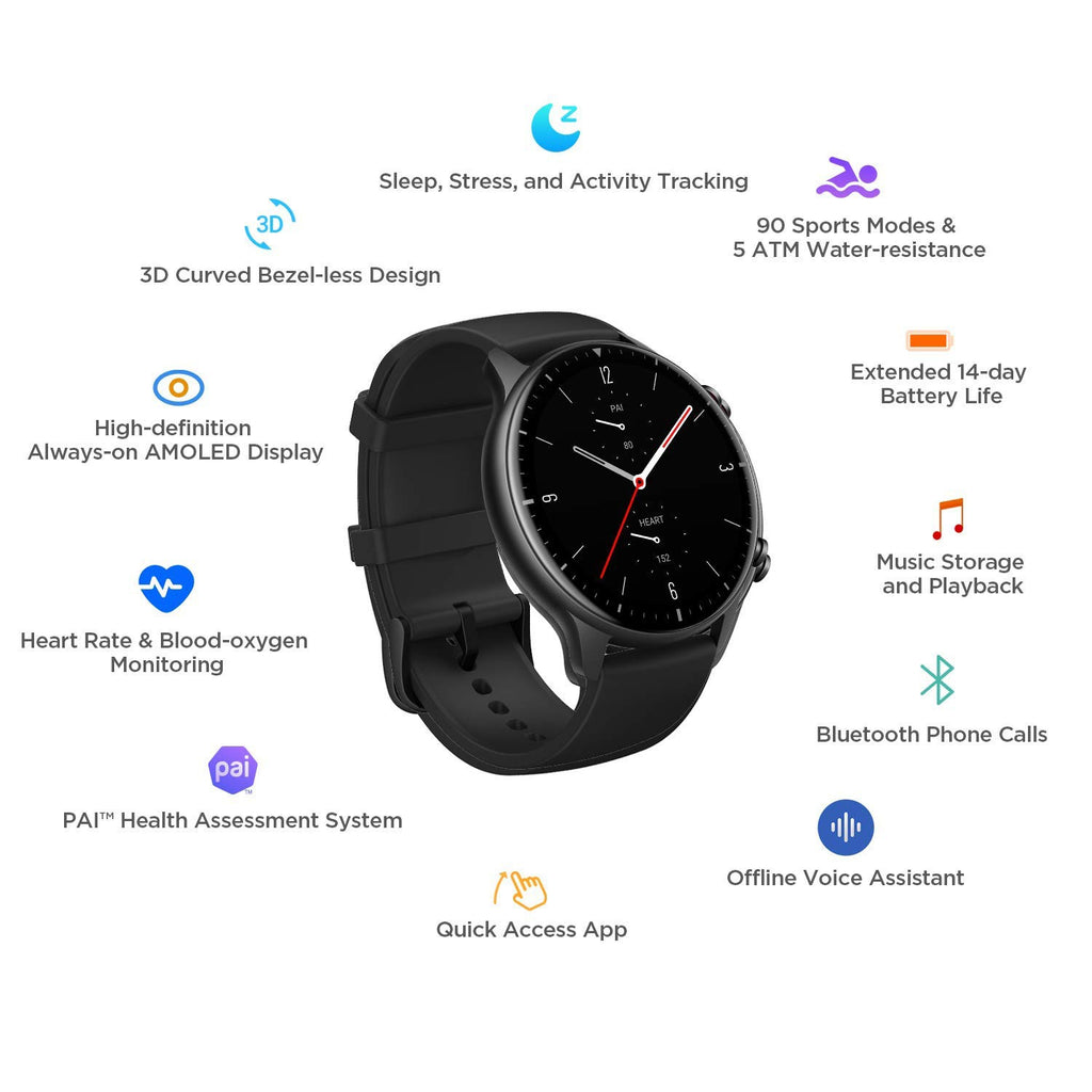 Gtr Men Quartz Black Dial Digital Silicone Watch Gtr2 Sports Black