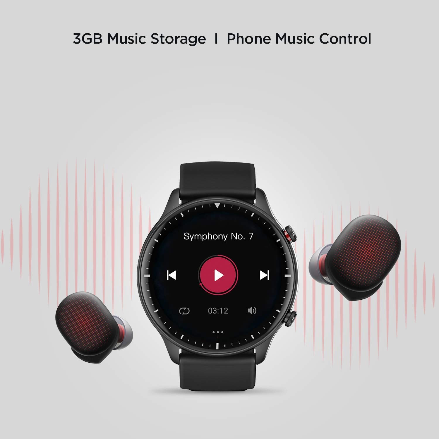Gtr Men Quartz Black Dial Digital Silicone Watch Gtr2 Sports Black