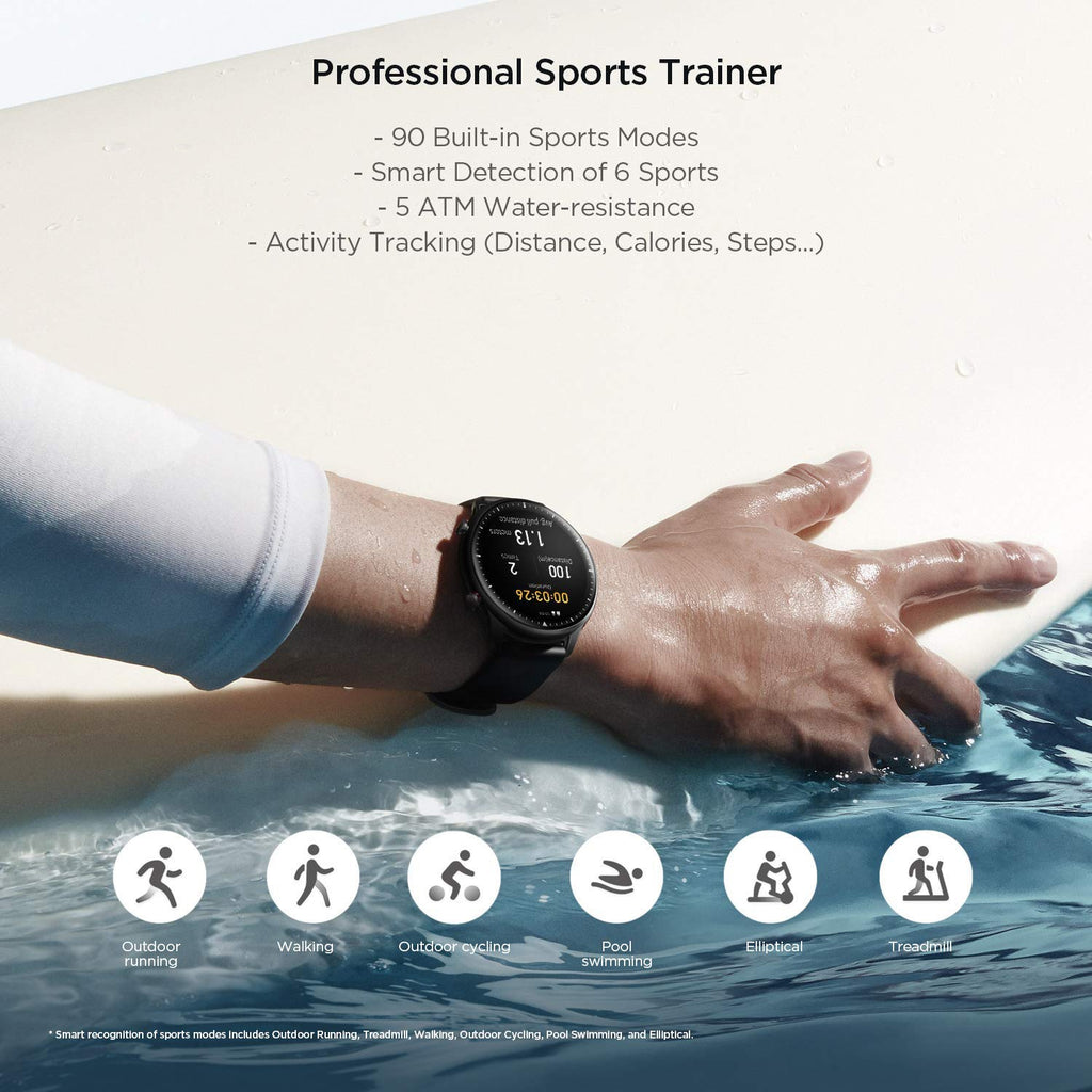 Gtr Men Quartz Black Dial Digital Silicone Watch Gtr2 Sports Black