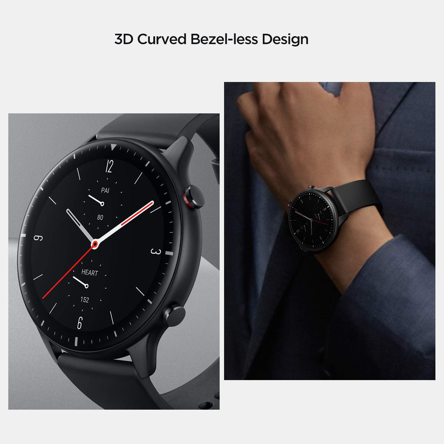 Gtr Men Quartz Black Dial Digital Silicone Watch Gtr2 Sports Black