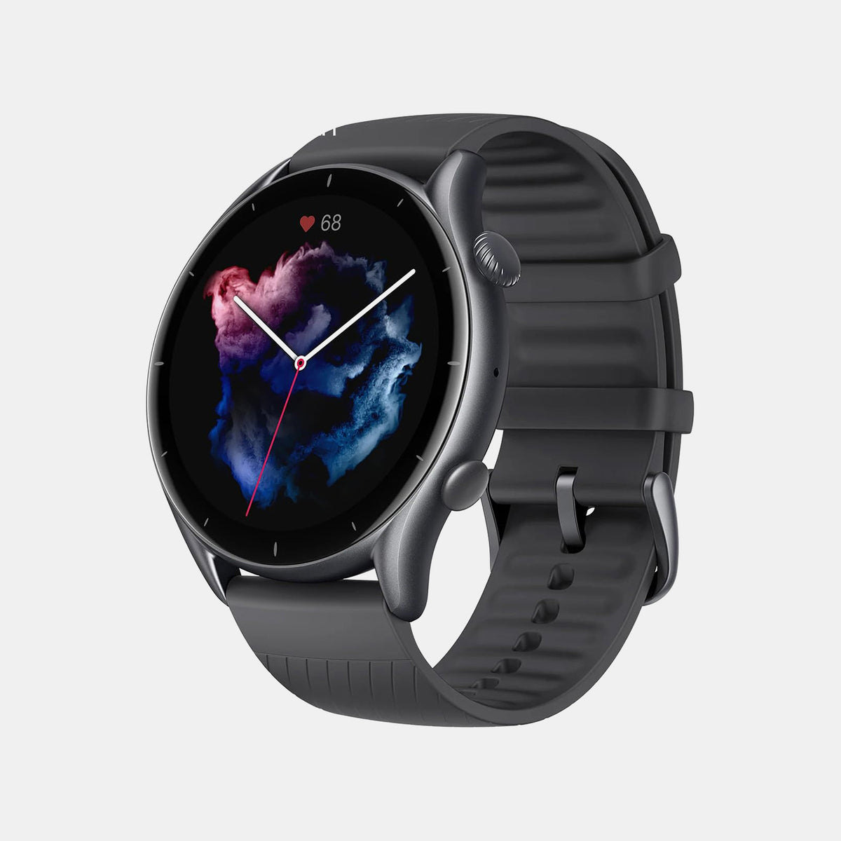 Gtr Men Quartz Black Dial Digital Silicone Watch GTR 3 BLACK