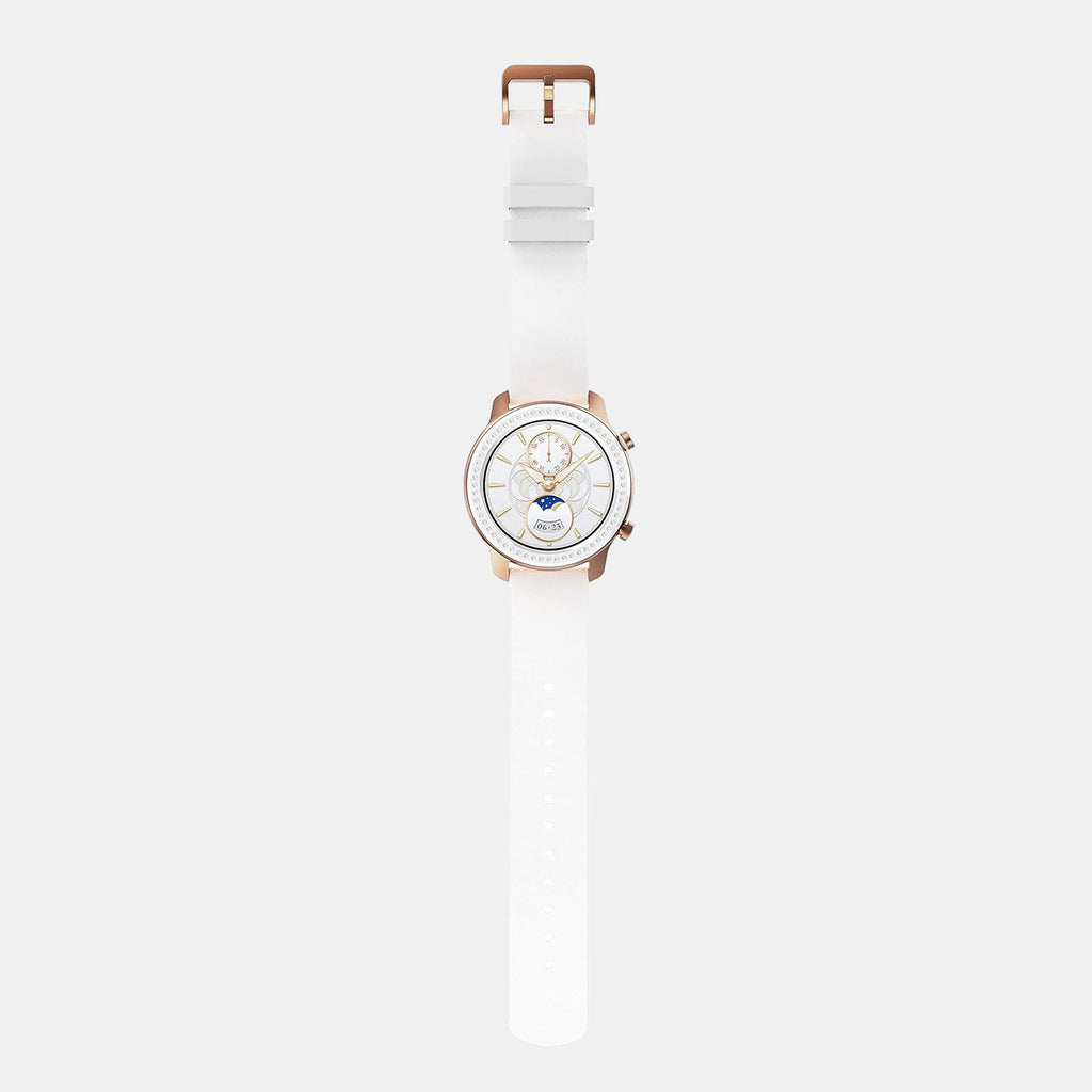 Gtr Women Quartz Rose Gold Dial Digital Silicone Watch Gtr 42 Mm Glitter