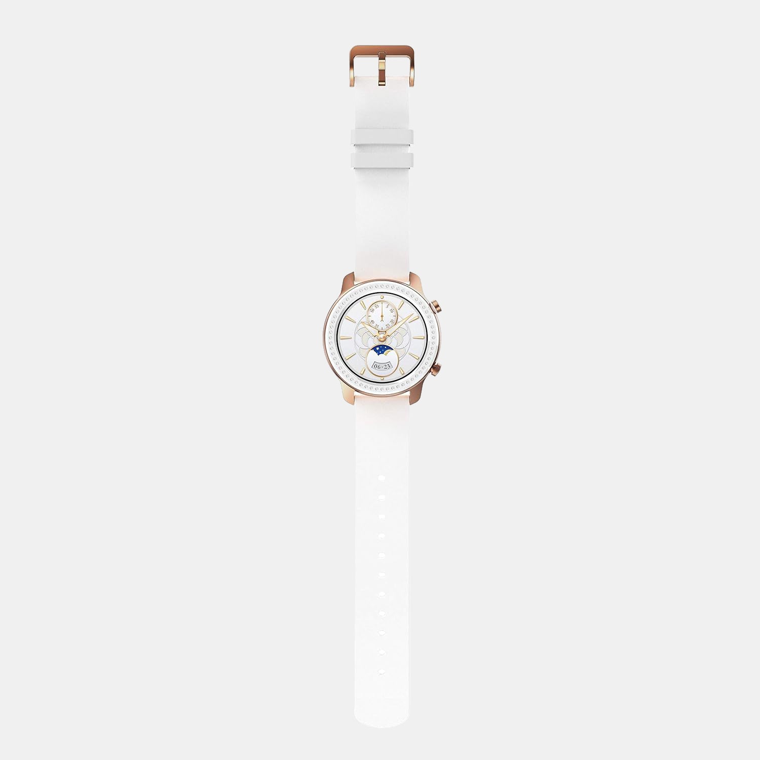 Gtr Women Quartz Rose Gold Dial Digital Silicone Watch Gtr 42 Mm Glitter