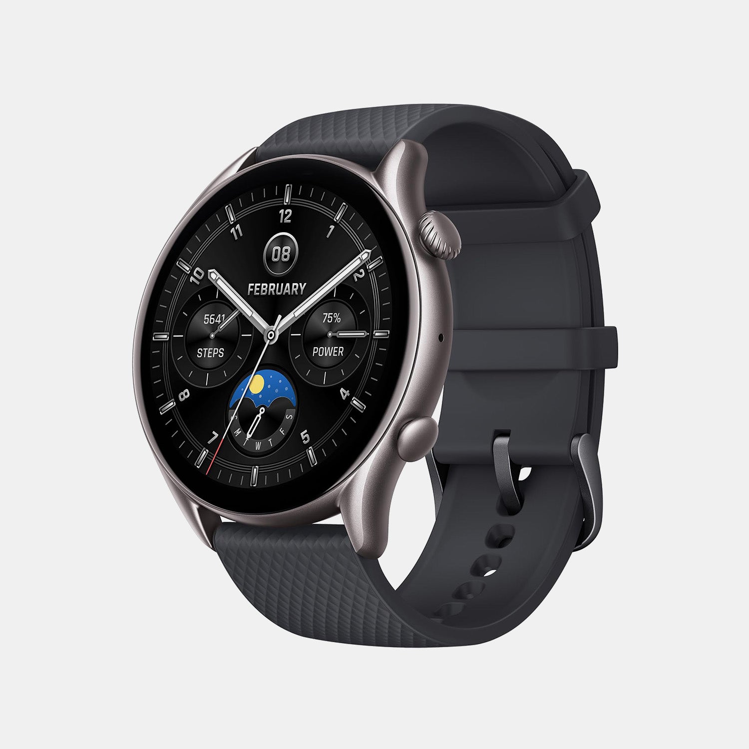 Gtr Men Quartz Black Dial Digital Silicone Watch GTR 4 BLACK