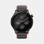 Unisex Processor Racetrack Grey Dial Amoled Nylon Watch GTR 4 GREY