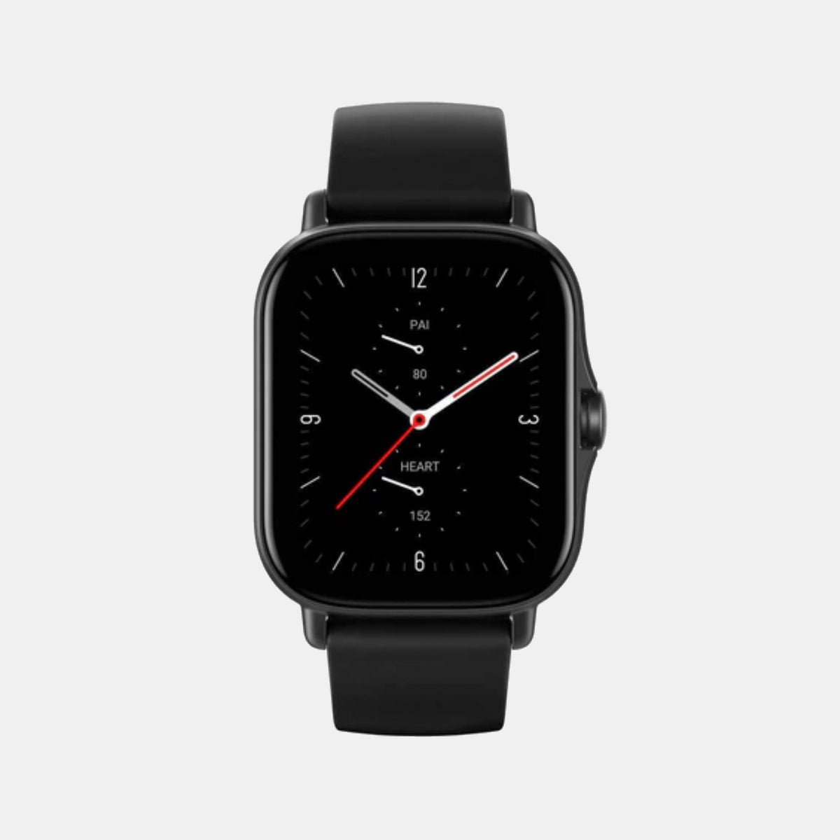 Unisex Processor Black Dial Amoled Silicone Watch GTS 2 MIDNIGHT BLACK