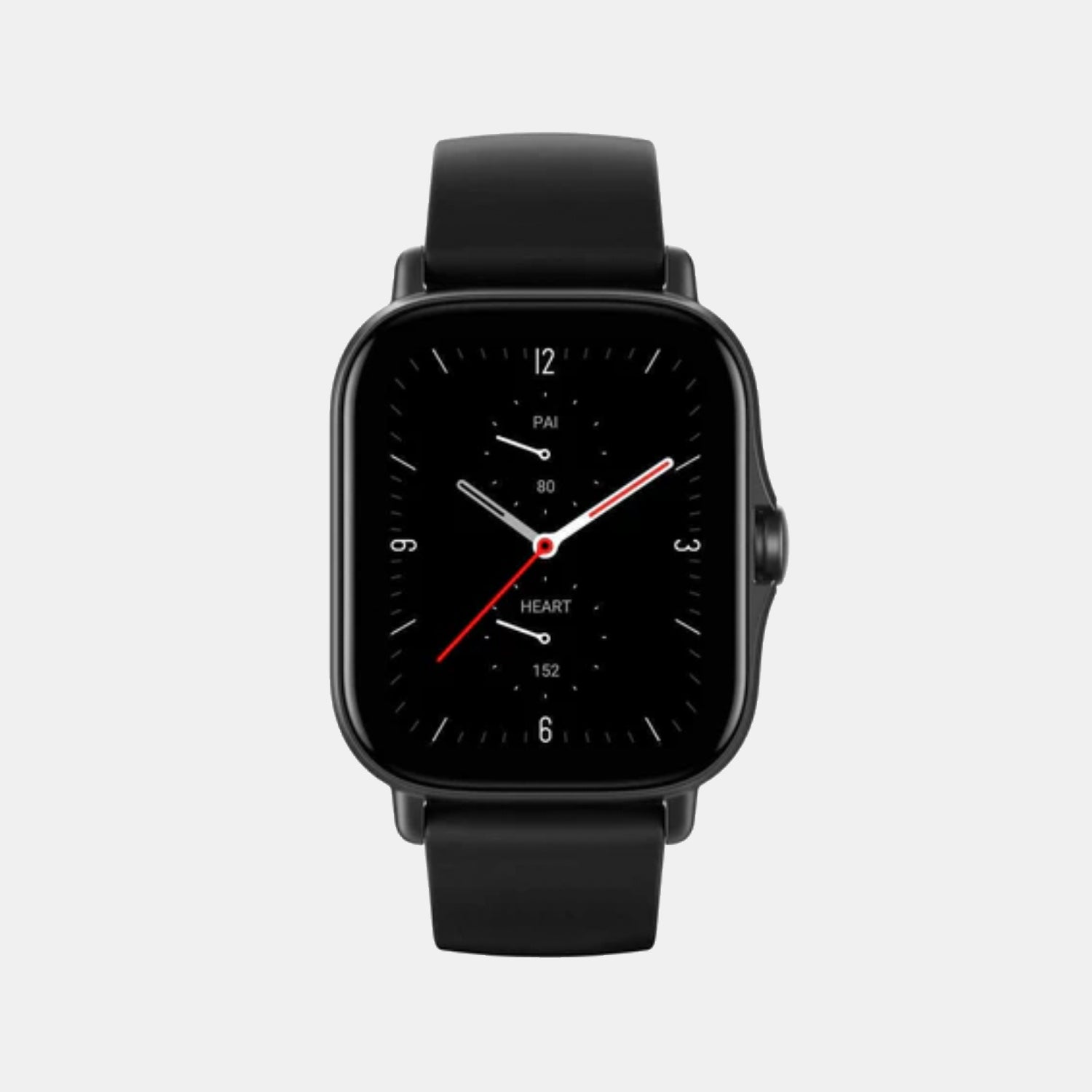 Unisex Processor Black Dial Amoled Silicone Watch GTS 2 MIDNIGHT BLACK