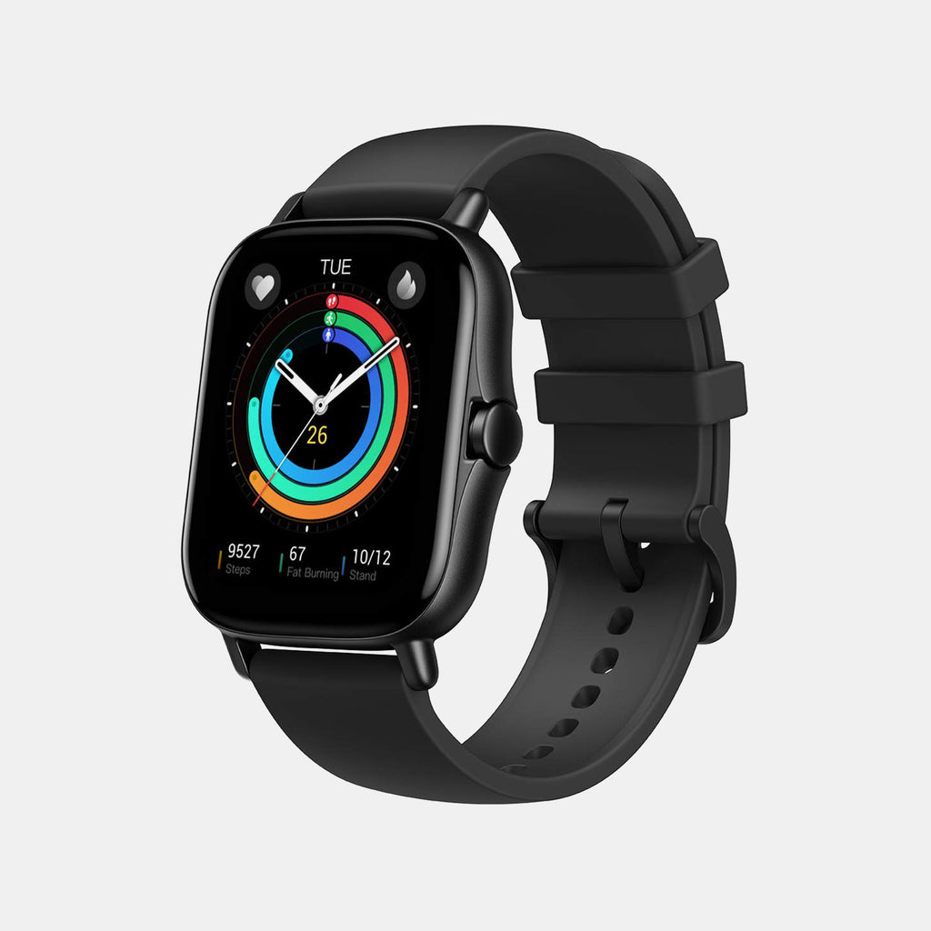 Gts Unisex Quartz Black Dial Digital Silicone Watch Gts2e Black