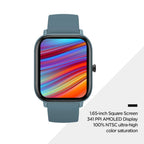 Gts Unisex Quartz Blue Dial Digital Silicone Watch Gts Blue