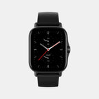 Unisex Processor Black Dial Amoled Silicone Watch GTS 2E OBSIDIAN BLACK