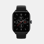 Unisex Processor Black Dial Amoled Silicone Watch GTS 4 BLACK