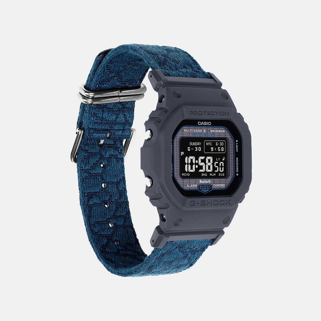 G-Shock Men Quartz Black Dial Digital Fabric Watch G1803