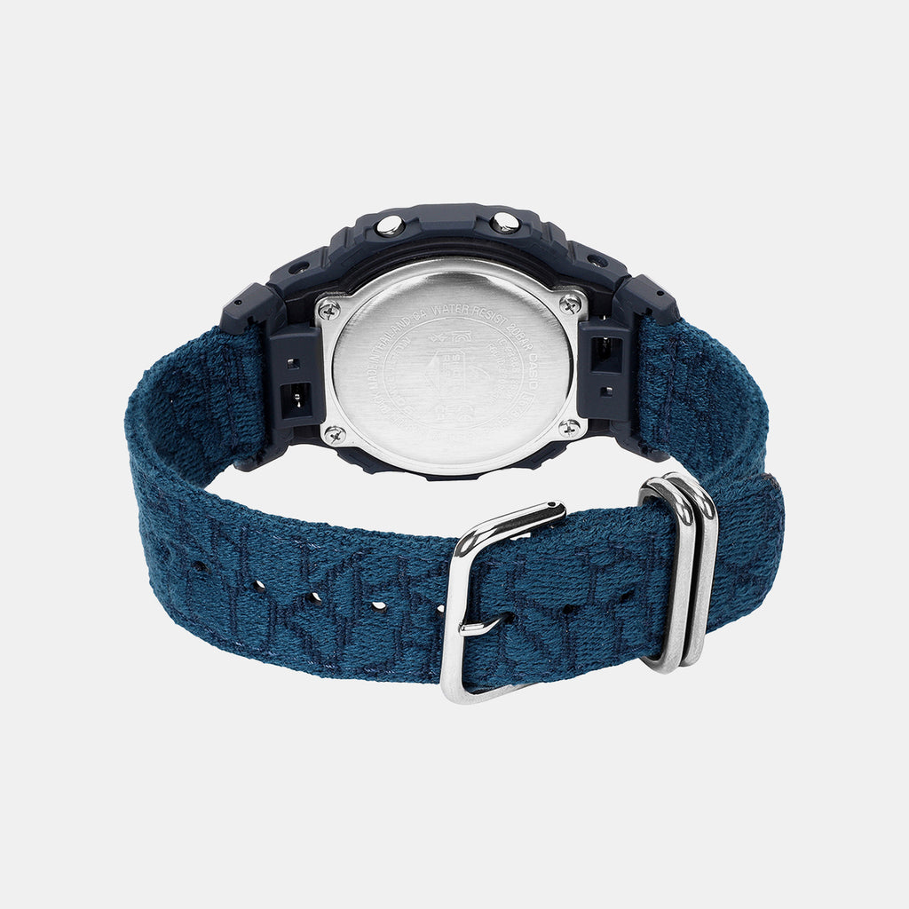 G-Shock Men Quartz Black Dial Digital Fabric Watch G1803