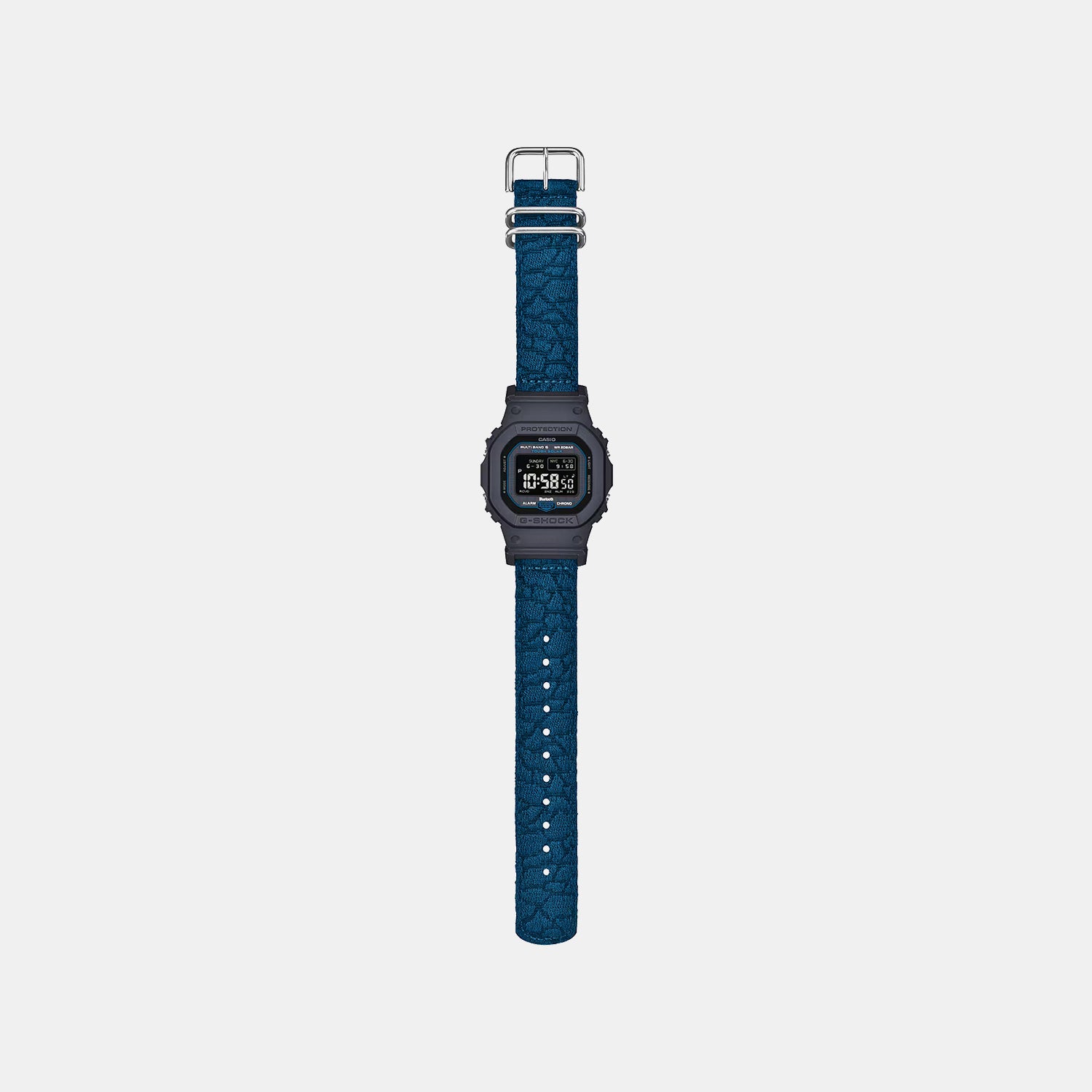 G-Shock Men Quartz Black Dial Digital Fabric Watch G1803