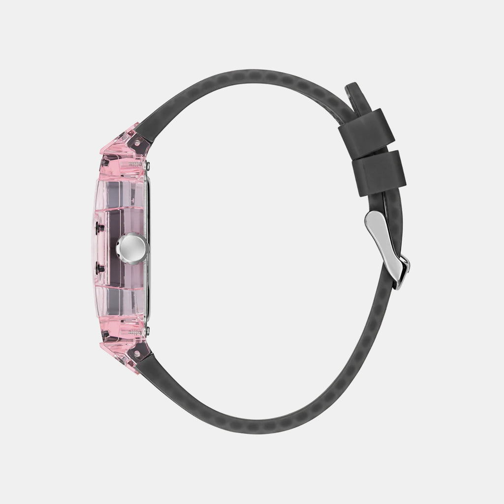 Gt Sporting Pink Men Quartz Black Dial Analog Plastic GW0032G3