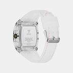 Men Quartz Pink Dial Multi-Function Silicone Watch GW0032G4