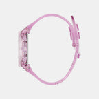 Women Quartz Pink Dial Chronograph Polyurethane Watch GW0032L9