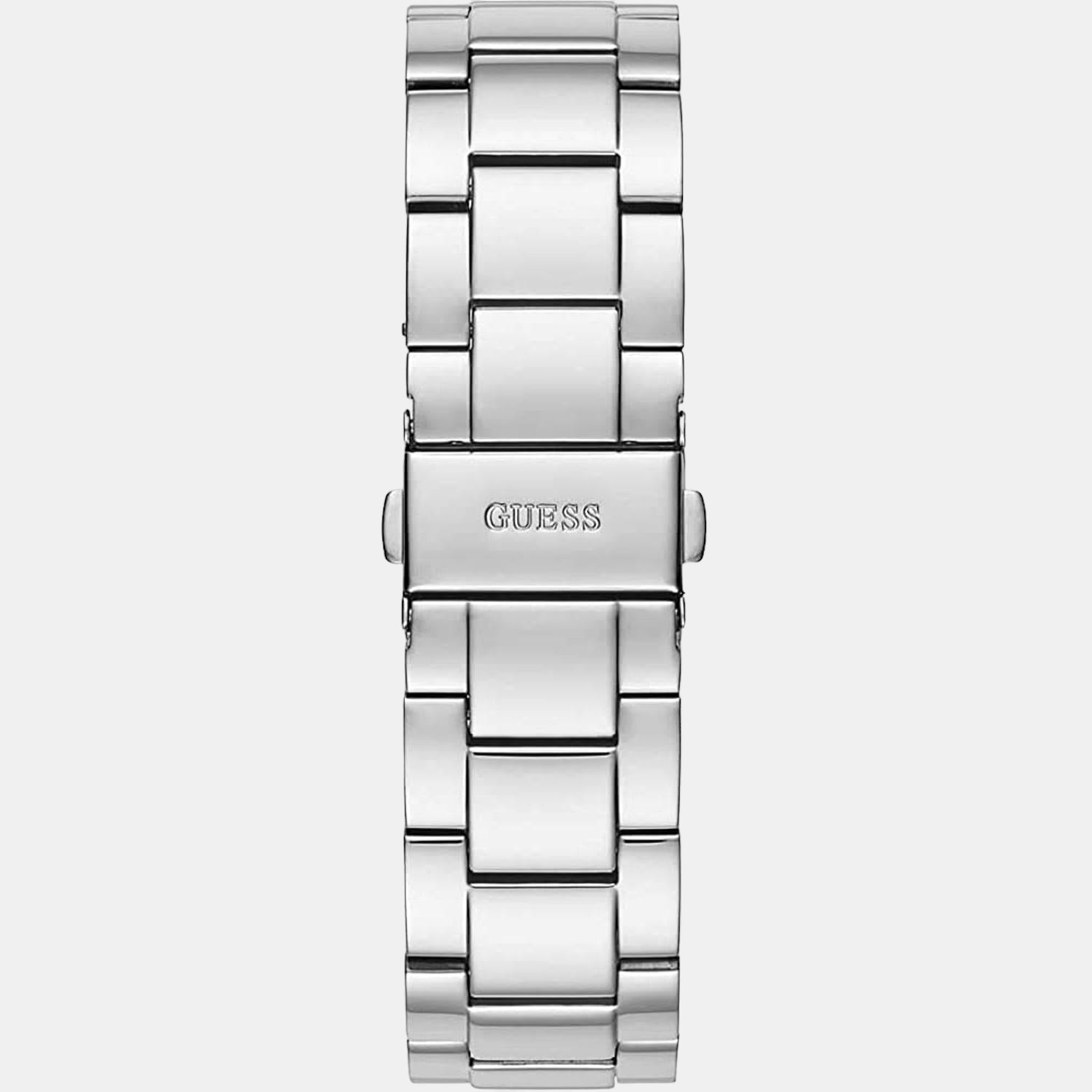 Guess Women Round Silver watch