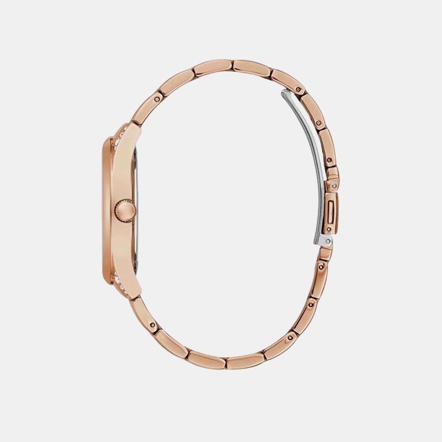 Guess Women Round Two Tone watch