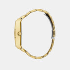 Guess Women Rectangular Gold watch