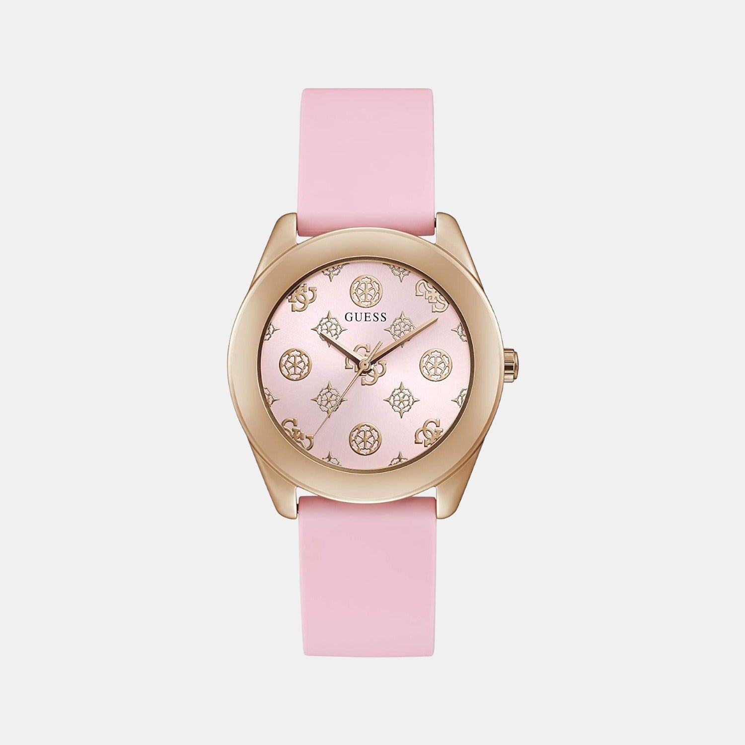 Guess Round Pink Analog watch
