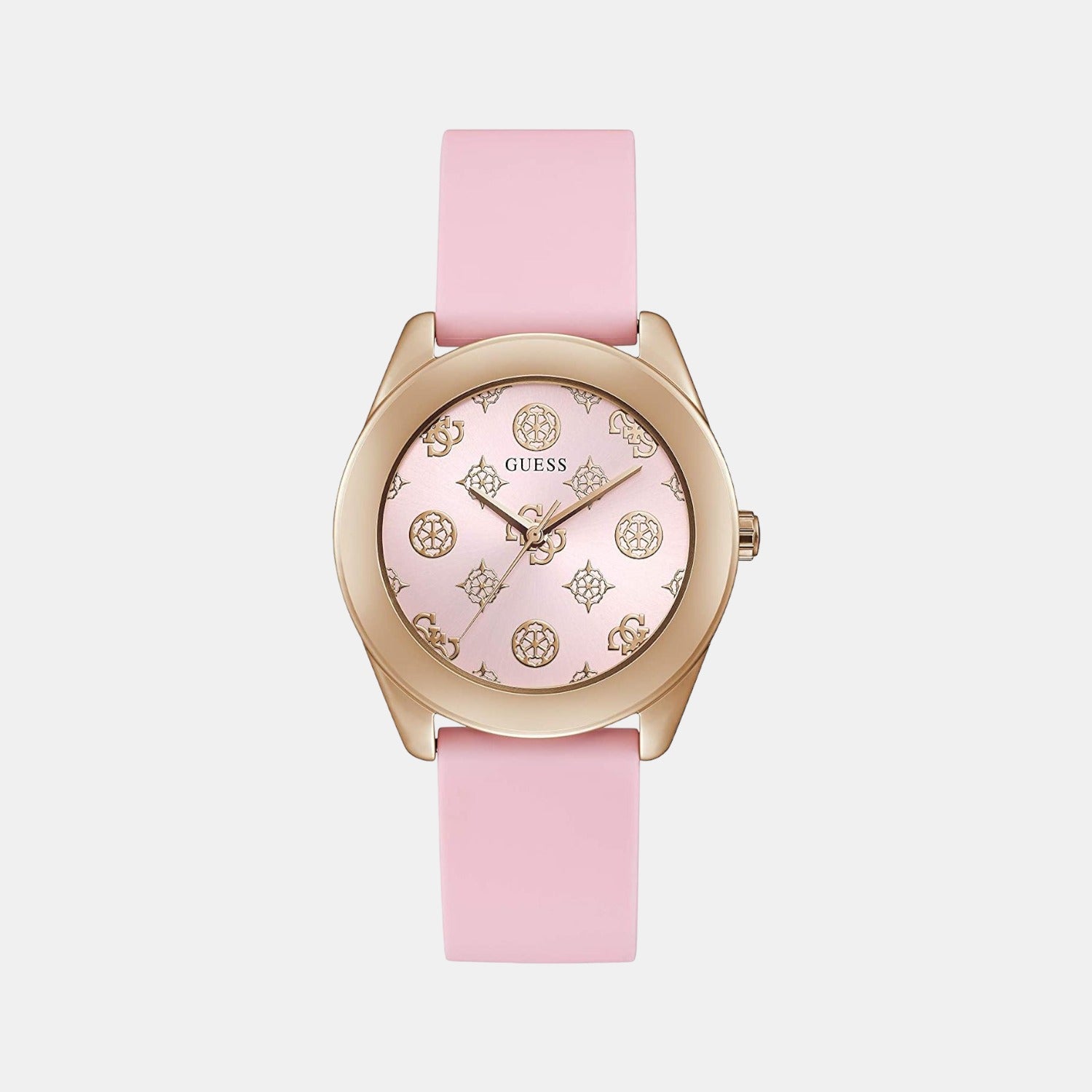 Female Pink Analog Silicon Watch GW0107L5